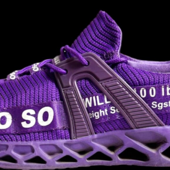 Womens SZ 11 Just So JointlyCreating Purple Running Shoes Sneakers - Picture 3 of 7